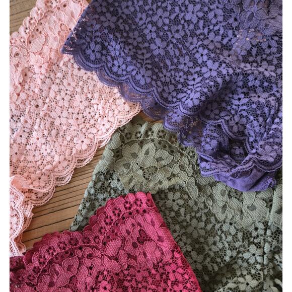 Victoria's Secret Body by Victoria Lace Shortie Panty Bundle Sz XS New 4 pieces - Picture 4 of 4